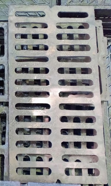 Song chắn rác gang không khung 1000x300x40