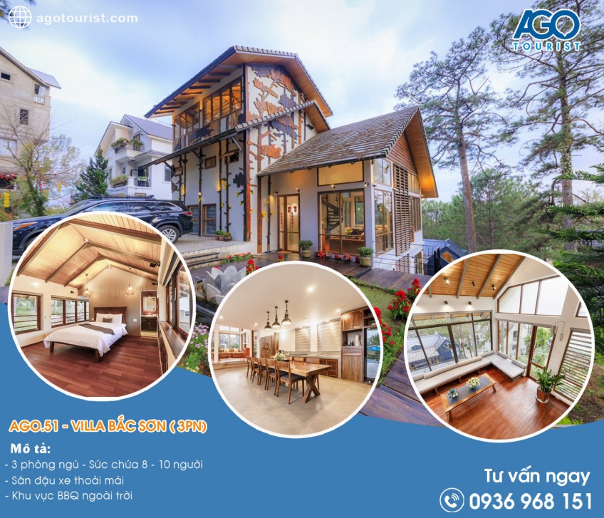 Villa Bắc Sơn - Du Lịch Ago Tourist - Công Ty TNHH Thương Mại Và Du Lịch Ago Tourist