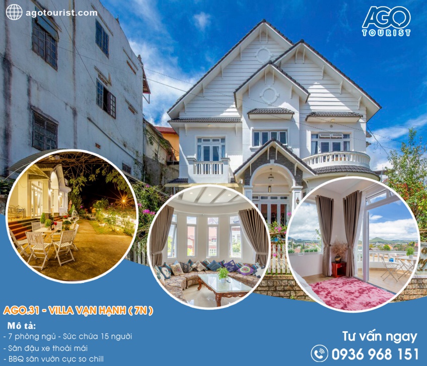 Villa Vạn Hạnh - Du Lịch Ago Tourist - Công Ty TNHH Thương Mại Và Du Lịch Ago Tourist