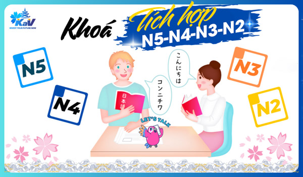 Khóa học tích hợp N5-N4-N3-N2