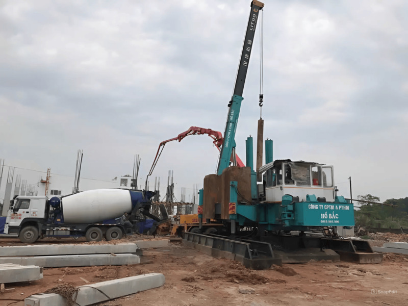 Thi công ép cọc bê tông - ép Cọc Bê Tông Hồ Bắc - Công Ty Cổ Phần Thương Mại Và Phát Triển Nền Móng Hồ Bắc
