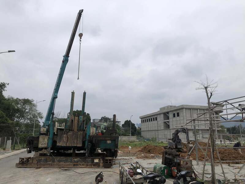 Thi công ép cọc bê tông