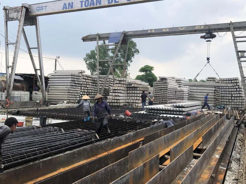 Thi công ép cọc bê tông
