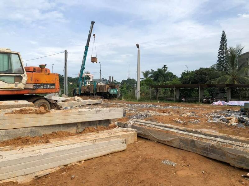 Thi công ép cọc bê tông