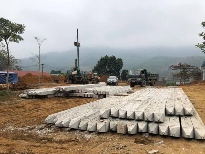 Thi công ép cọc bê tông
