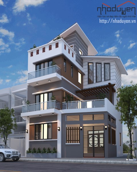 Thiết kế kiến trúc nhà mặt phố