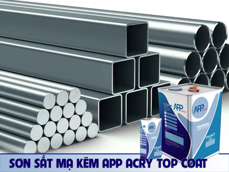 Sơn sắt mạ kẽm APP Acry Top Coat - APP Paint - Công Ty Cổ Phần Sơn Quốc Tế APP