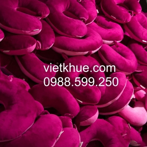 Gối chữ u thuê logo
