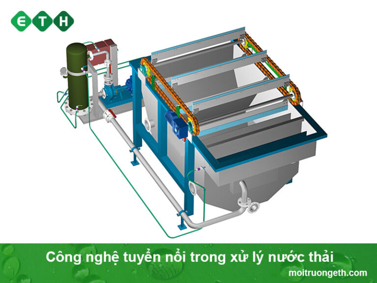 Công nghệ tuyển nổi trong xử lý nước thải
