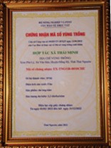 Chứng nhận mã số vùng trồng