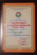 Chứng nhận sản phẩm công nghiệp nông thôn tiêu biểu 2022