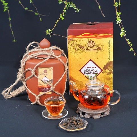 Chum trà chín Yên Bái - Quà Tặng Shanam - Công Ty TNHH Trà Và Đặc Sản Tây Bắc (TAFOOD)