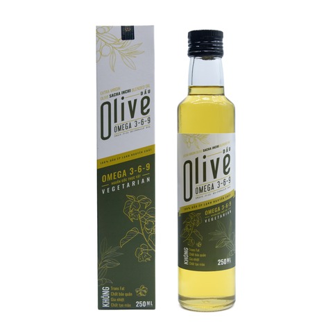 Dầu olive omega 3-6-9 250ml - Dầu Thiên Nhiên Mekong Megumi - Công Ty TNHH Mekong Megumi
