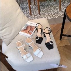 Sandal 8P gót trụ mũi vuông - Giày Dép Thời Trang Nữ Tigish - Công Ty TNHH Stepwell