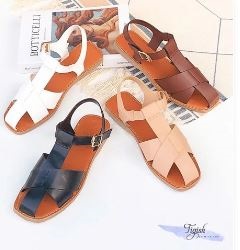 Sandal mũi vuông 3 quai - Giày Dép Thời Trang Nữ Tigish - Công Ty TNHH Stepwell