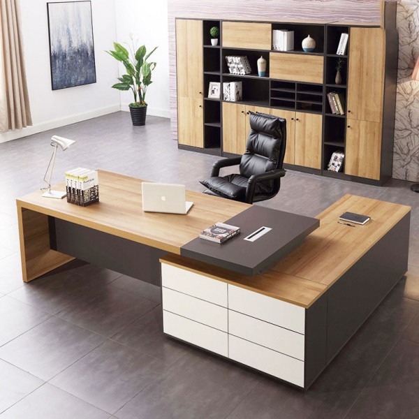 Bàn làm việc giám đốc kèm tủ phụ BLV07 - Pula Furniture - Công Ty TNHH Thương Mại và Dịch Vụ Bảo Hân Việt Nam