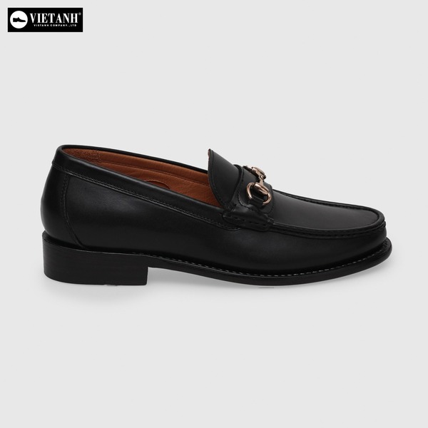 Giày Loafer đế da Goodyear đen 725-1