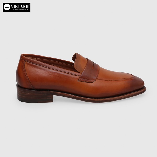 Giày Loafer đế da Goodyear vàng 222-6