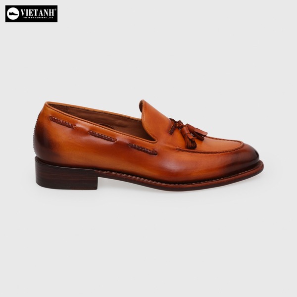 Giày Loafer đế da Goodyear vàng 928