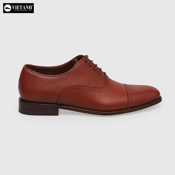 Giày Oxford đế da Mckay nâu vàng 928-1