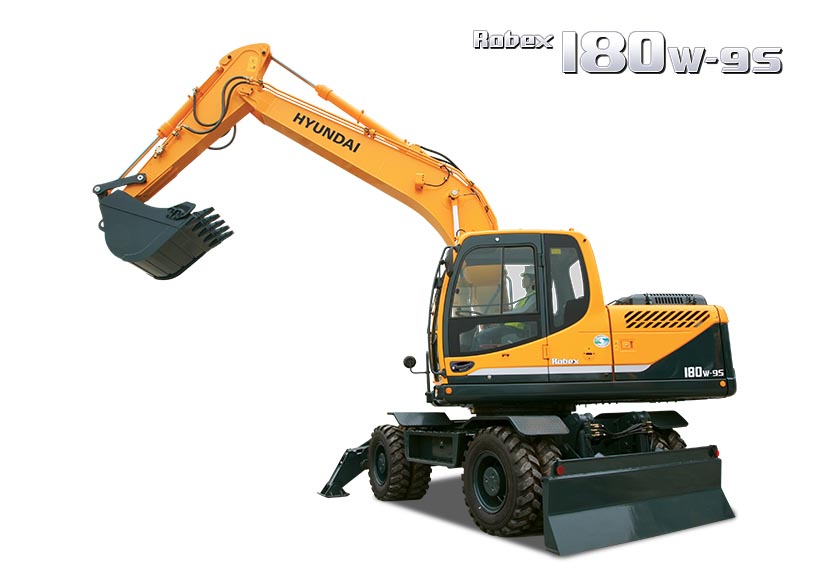 Máy xúc đào bánh lốp Hyundai R180W-9S - Máy Xúc HYUNDAI - Công Ty TNHH Sản Xuất Và Kinh Doanh XNK Tuyên Quang