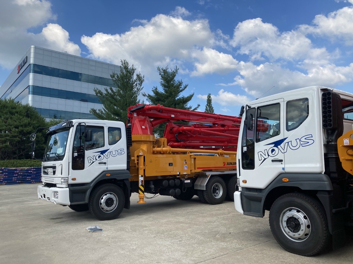 Xe bơm bê tông Hyundai JXR 38 mét - Máy Xúc HYUNDAI - Công Ty TNHH Sản Xuất Và Kinh Doanh XNK Tuyên Quang