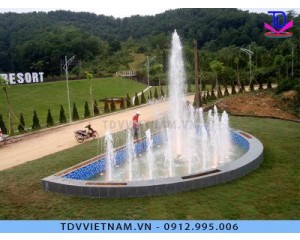 Đài phun nước tại Hòa Bình - Đài Phun Nước - Nhạc Nước TDV Việt Nam - Công Ty CP XD Và TM TDV Việt Nam