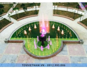 Đài phun nước trường Đại học Thành Đô Hà Nội - Đài Phun Nước - Nhạc Nước TDV Việt Nam - Công Ty CP XD Và TM TDV Việt Nam