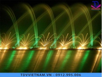 Hệ thống đài phun nước phao nổi - Đài Phun Nước - Nhạc Nước TDV Việt Nam - Công Ty CP XD Và TM TDV Việt Nam