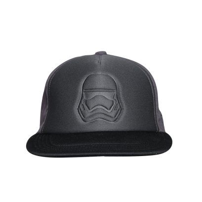 Nón Snapback bạc in logo
