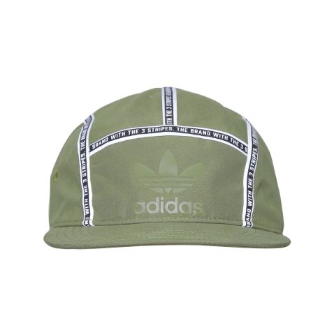Nón Snapback xanh lục viền trắng