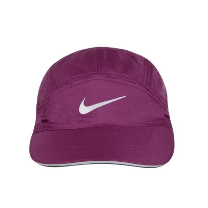 Nón kết tím viền xanh in logo