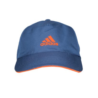 Nón kết xanh viền cam in logo