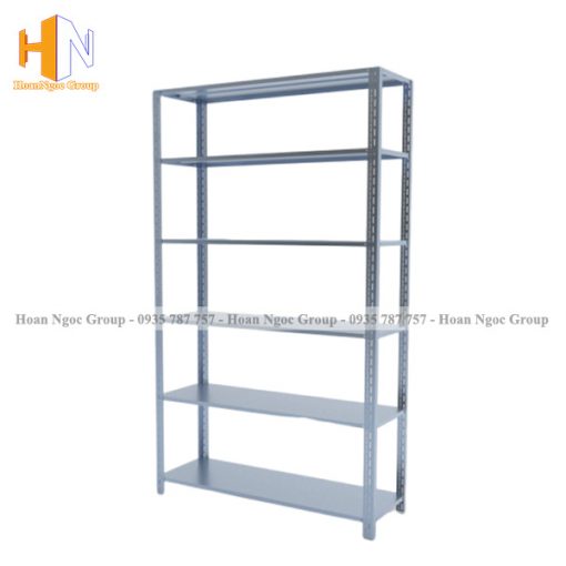 Kệ sắt V lỗ 6 tầng 150x30cm - Kệ Siêu Thị Hoàn Ngọc Group - Công Ty TNHH Hoàn Ngọc Group