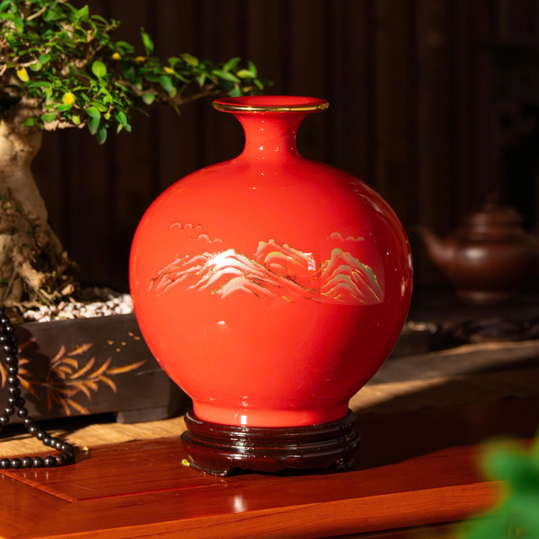 Bình hút tài lộc - Gốm Sứ Sáng Tạo Việt - Công Ty TNHH Sản Xuất Và Kinh Doanh Sáng Tạo Việt