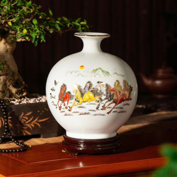 Bình hút tài lộc - Gốm Sứ Sáng Tạo Việt - Công Ty TNHH Sản Xuất Và Kinh Doanh Sáng Tạo Việt