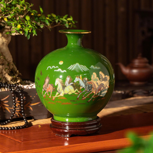 Bình hút tài lộc - Gốm Sứ Sáng Tạo Việt - Công Ty TNHH Sản Xuất Và Kinh Doanh Sáng Tạo Việt