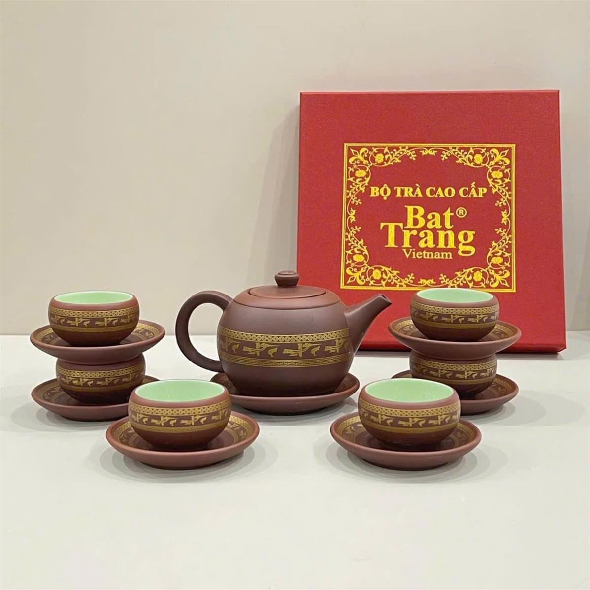Bộ ấm trà sứ - Gốm Sứ Sáng Tạo Việt - Công Ty TNHH Sản Xuất Và Kinh Doanh Sáng Tạo Việt