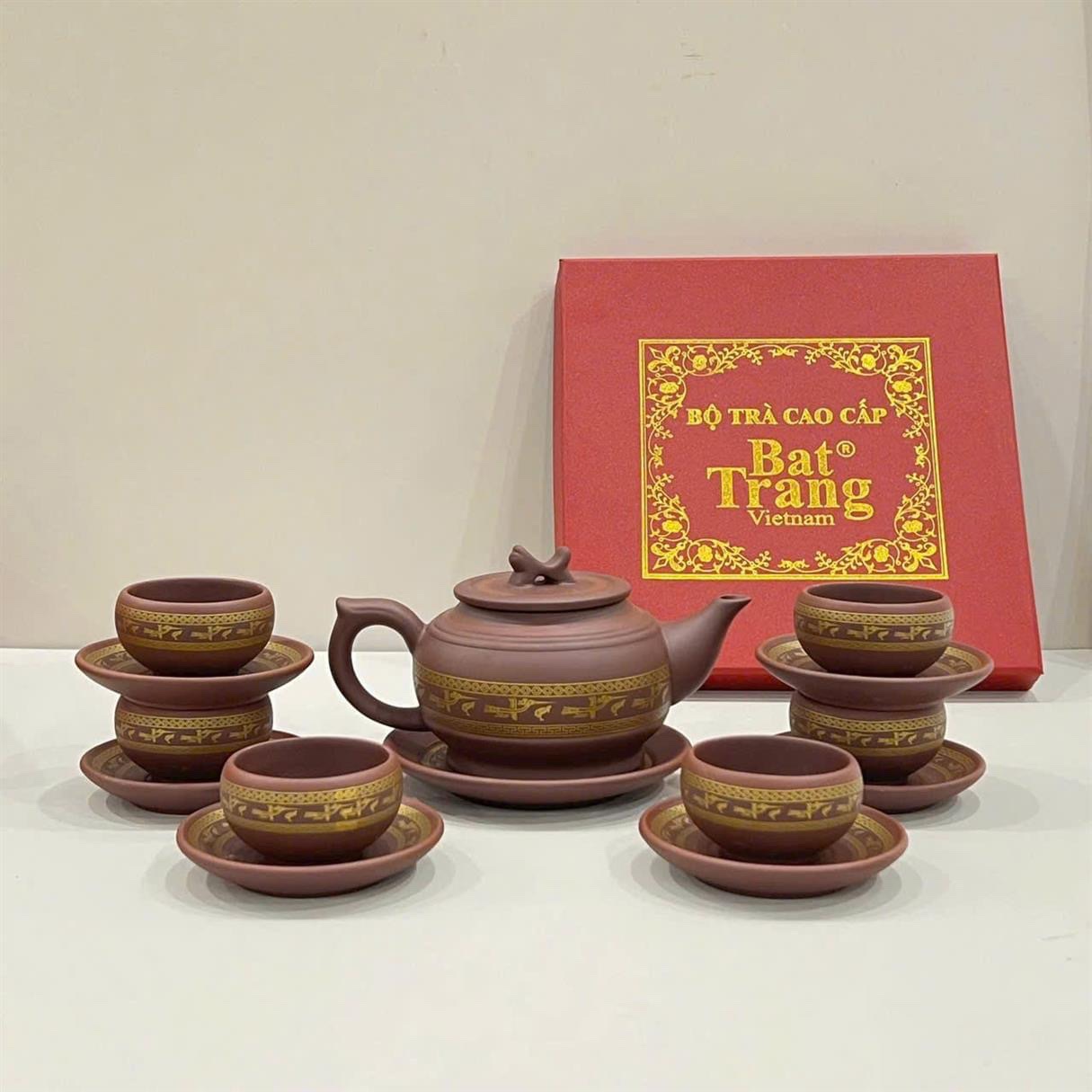 Bộ ấm trà sứ - Gốm Sứ Sáng Tạo Việt - Công Ty TNHH Sản Xuất Và Kinh Doanh Sáng Tạo Việt