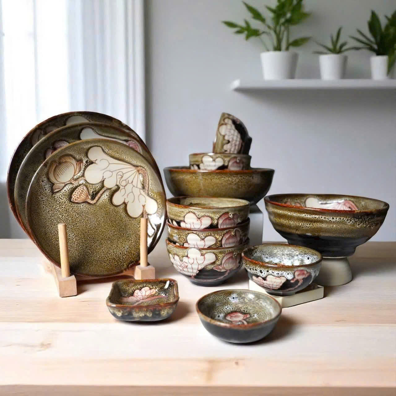 Bộ chén gốm sứ - Gốm Sứ Sáng Tạo Việt - Công Ty TNHH Sản Xuất Và Kinh Doanh Sáng Tạo Việt