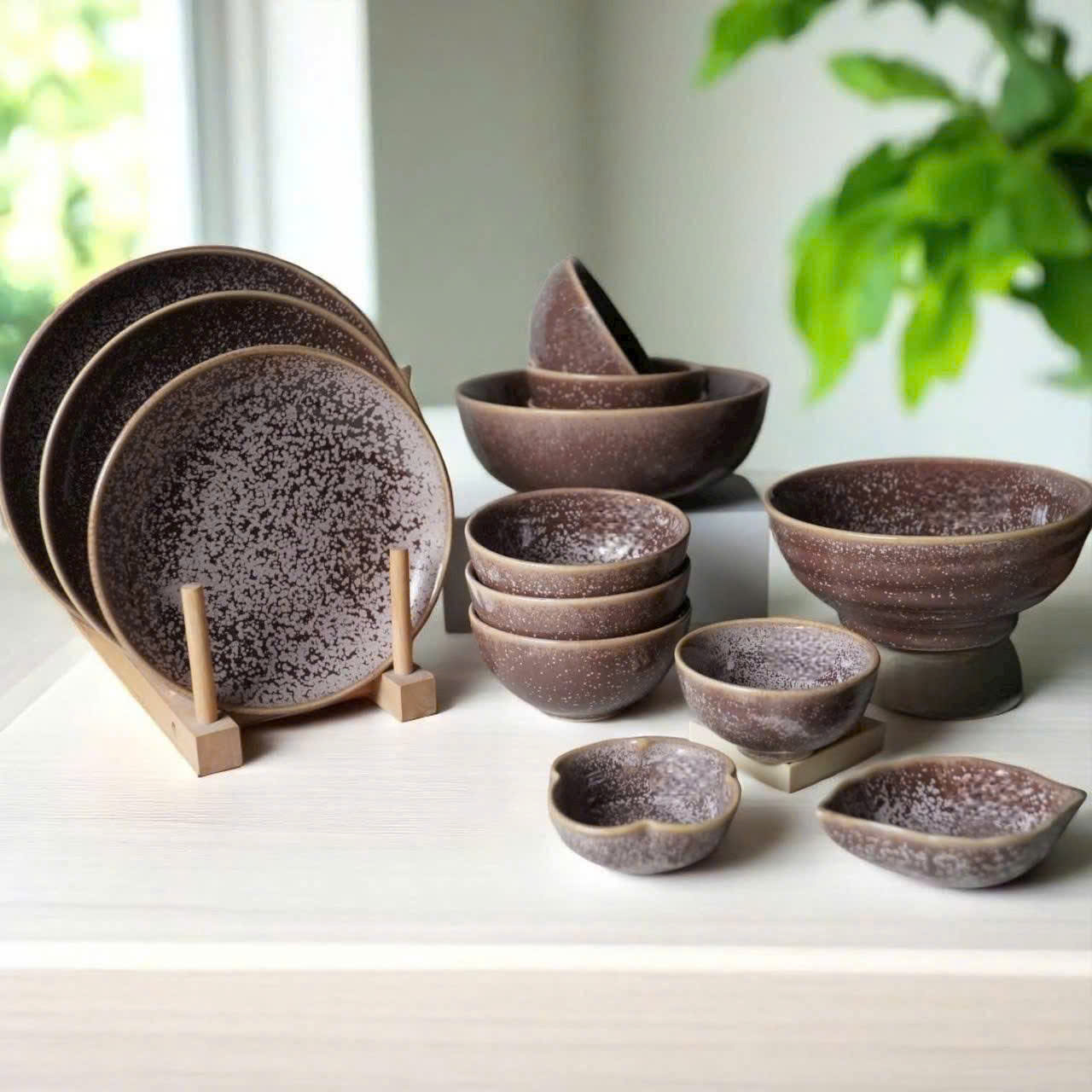 Bộ chén gốm sứ - Gốm Sứ Sáng Tạo Việt - Công Ty TNHH Sản Xuất Và Kinh Doanh Sáng Tạo Việt