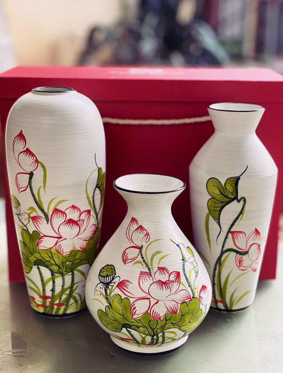Lọ hoa gốm sứ - Gốm Sứ Sáng Tạo Việt - Công Ty TNHH Sản Xuất Và Kinh Doanh Sáng Tạo Việt