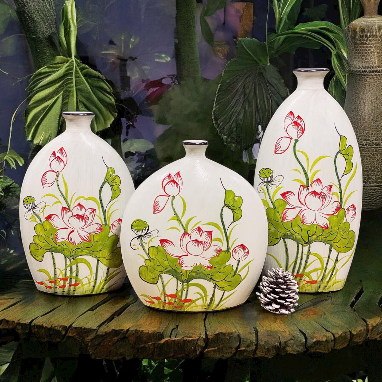 Lọ hoa gốm sứ - Gốm Sứ Sáng Tạo Việt - Công Ty TNHH Sản Xuất Và Kinh Doanh Sáng Tạo Việt