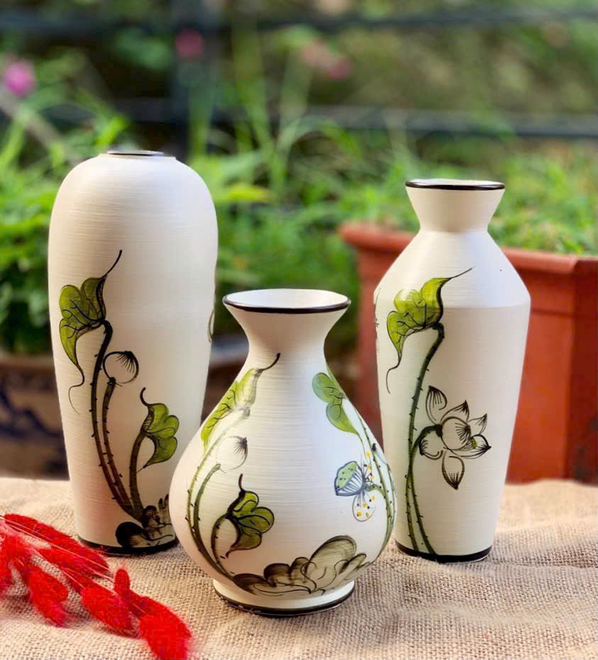 Lọ hoa gốm sứ - Gốm Sứ Sáng Tạo Việt - Công Ty TNHH Sản Xuất Và Kinh Doanh Sáng Tạo Việt
