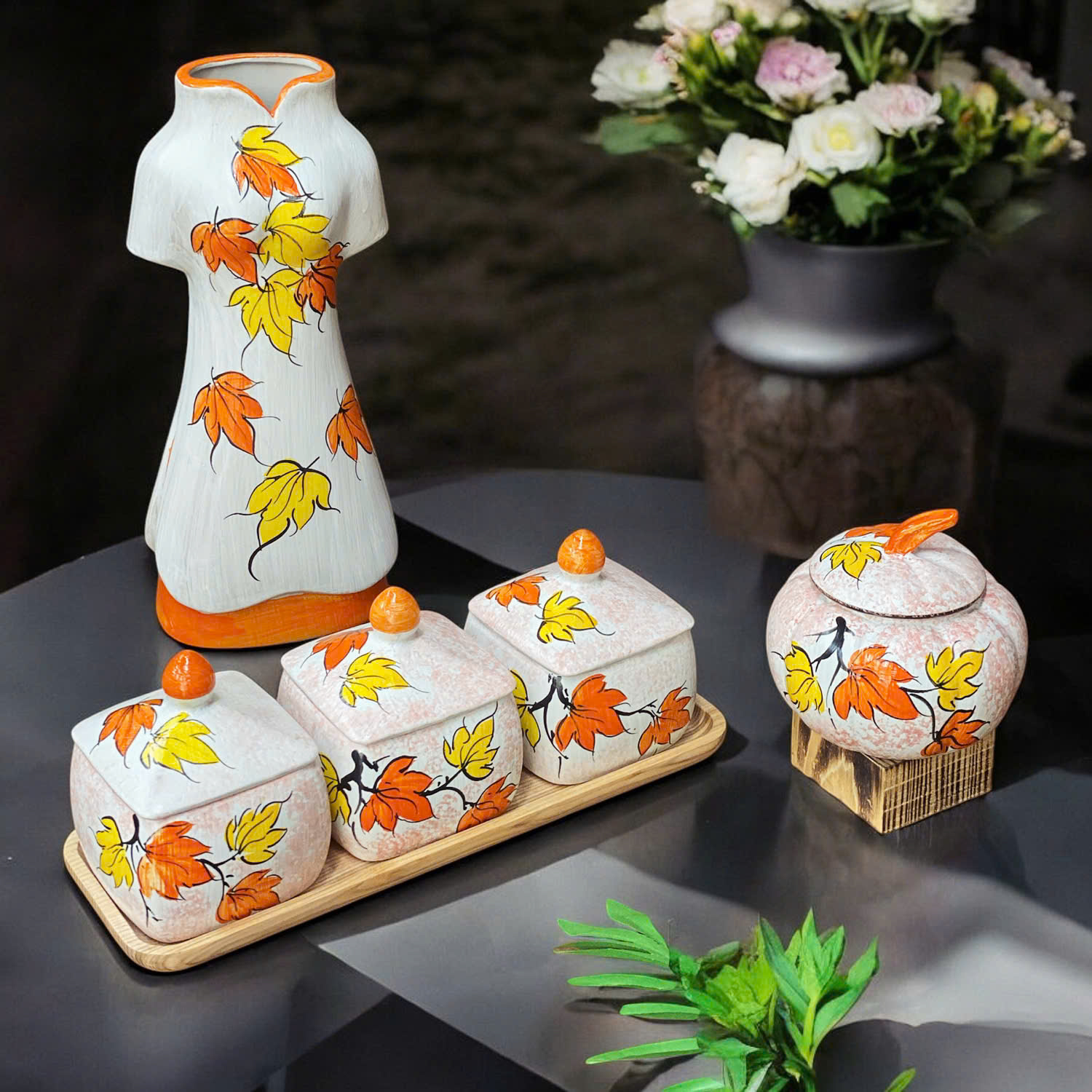 Thố chưng yến - Gốm Sứ Sáng Tạo Việt - Công Ty TNHH Sản Xuất Và Kinh Doanh Sáng Tạo Việt