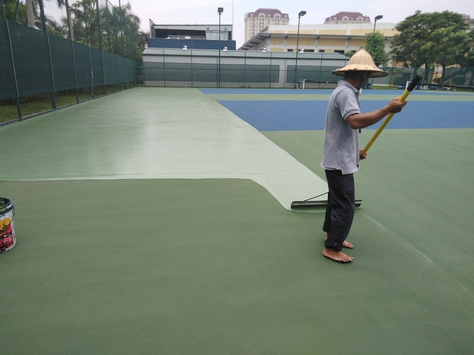 Thi công sân Tennis tại Hà Nội - Cỏ Nhân Tạo Thanh Thưởng - Công Ty TNHH Đầu Tư Xây Dựng Và Thương Mại Thanh Thưởng