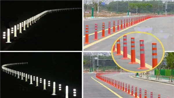 Cột phân làn - Sơn Giao Thông Thái Hà - Công Ty TNHH Xây Dựng Và Đầu Tư Thương Mại Thái Hà