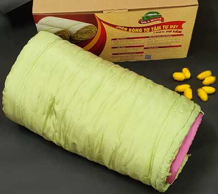Chăn bông tơ tằm tự dệt