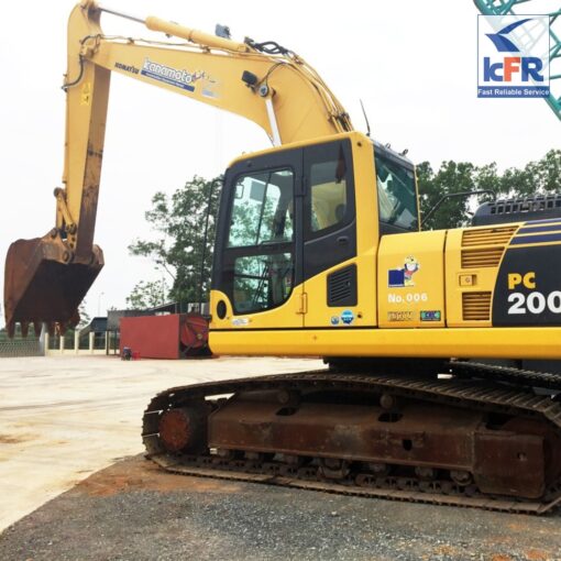 Cho thuê máy xúc đào bánh xích Komatsu PC200-8N1