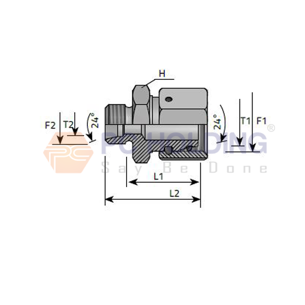 Nối giảm - Thiết Bị Thủy Lực Phú Cường Holding - Công Ty Cổ Phần Phú Cường Holding